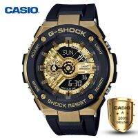 CASIO G-Shock นาฬิกาผู้ชาย GOLD SERIES (59.1mm, ตัวเรือนสีเหลือง, สายสีดำ) รุ่น GST-400G-1A9DR