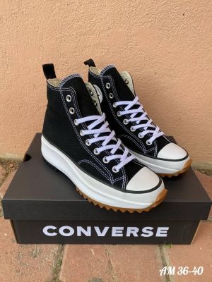 CONVERSE Run Star Hike Ox รองเท้าคอนเวิร์ส รองเท้าผ้าใบผู้หญิง &amp;ผู้ชาย สินค้าถ่ายจากของจริง รับประกันสินค้าตรงปรก