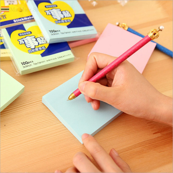 โพสอิท-กระดาษโน้ตมีกาวในตัว-100แผ่น-โพสอิท-sticky-note-post-it-note-001