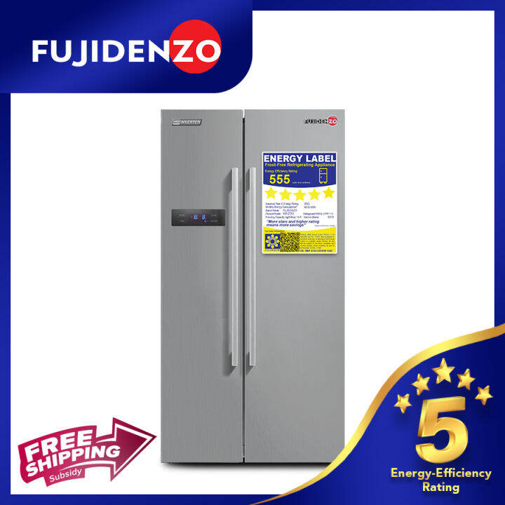 Fujidenzo 20 cu. ft. HD Inverter Side by Side Refrigerator ISR20 SS