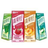 [พร้อมส่ง]นมทีมีผลไม้จรีงๆๆ มีคุณค่าทางโภชนาการ mengniu fruit milk 250ml 蒙牛真果粒