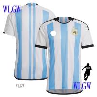 Most popular 【WLGW】Football Jersey 2022-2023 Argentina Jersey Home Soccer Jerseys Shirt S-XXL
