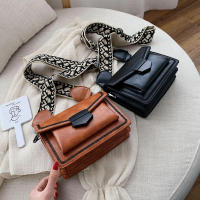 New Wide Shoulder Strap Small Square Bag 2020 New Korean Style Retro Shaping Shoulder Bag Autumn/Winter Bag Fashion Shoulder Bag