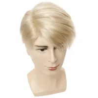 blond male wig