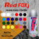 สีสเปรย์ Red Fox Spray Paint 400 cc. สีสเปรย์พ่นรถ สีพ่นรองพื้น พ่นเคลือบเงา พ่นมอไซค์ พ่นตกแต่ง สีจริง สีติดทนแดดทนฝน งานประดิษฐ์ / M.K Tool