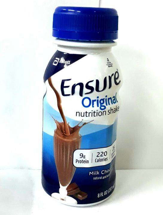 Ensure Original Milk Chocolate 8 oz 237ml Expiry date 3/2024 Lazada PH