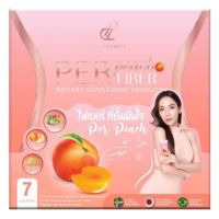 *สินค้าพร้อมส่ง*ปนันชิตา เพอร์พีช ไฟเบอร์ ดีท็อก Pananchita Per Peach Fiber Detox by นุ้ย สุจิรา [7 ซอง/กล่อง] [1 กล่อง] (1213)