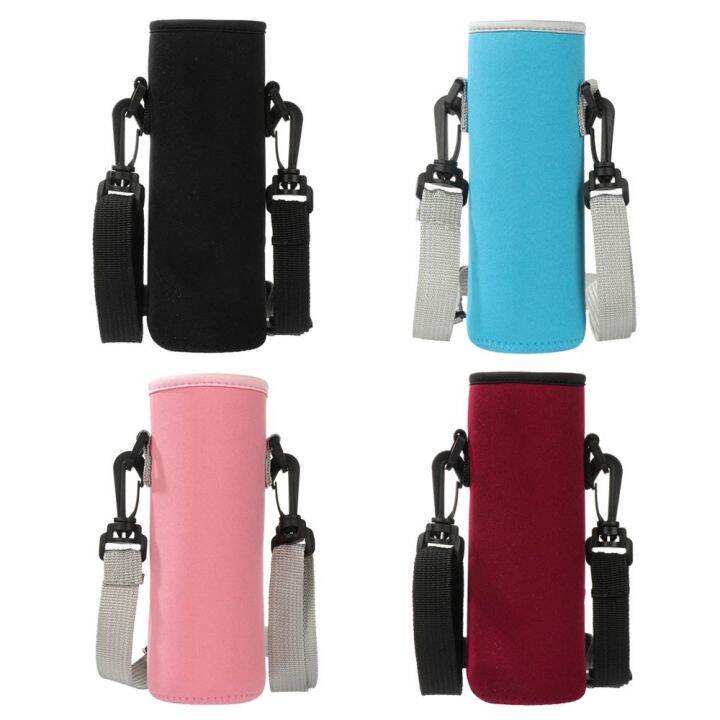 【COD&Ready Stock】1Pcs Water Bottle Cover Bag Pouch With Strap Neoprene