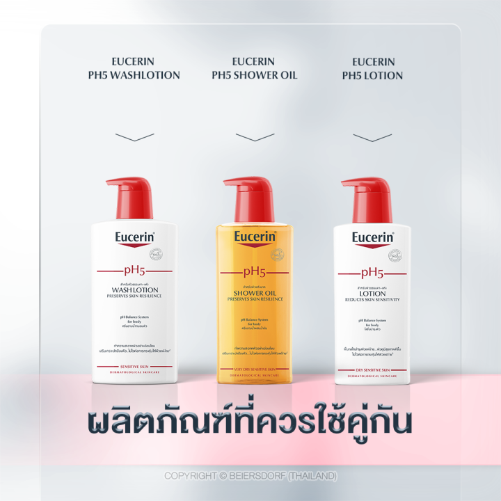 eucerin-ph5-lotion-f-400ml-โลชั่นบำรุงผิวสำหรับผิวบอบบางแพ้ง่าย-ฟื้นบำรุงเกราะปกป้องผิวให้แข็งแรง