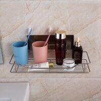 ❒ Stainless Steel Extended Shelf Perforated Free Wall-mounted Kitchen and Bathroom Storage Rack Waterproof and Moisture-proof