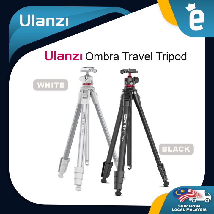 Ulanzi OMBRA Travel Tripod With Fluid Drag Pan Ball Head Metal Outdoor ...