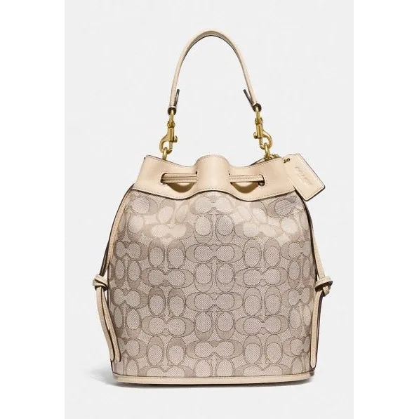 ของแท้ COACH FIELD BUCKET BAG IN SIGNATURE CHAMBRAY (COACH C4693