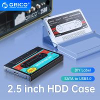 ORICO 2.5 Hdd/ SSD Enclosure SATA To USB3.0ฮาร์ดไดรฟ์เสริมเคส5Gbps /6Gbps Type-C Hdd/ SSD เคส ABS พร้อมสติกเกอร์ DIY