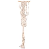 Cotton Rope Hanging Net Flower Basket Wall Hanging Hanging Flower Pot Hand-Knitted Hanging Net Bag Hanging Flower Pocket Braided Rope