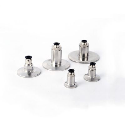 ❡┋ 4mm 6mm 8mm 10mm 12mm Hose Tube Push In Fitting 304 Stainless Steel Sanitary Ferrule Connector Pipe Fitting Fit Tri Clamp