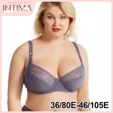 INTIMA Thai Latex Cup Wireless Bra And Panties Set Sexy Lace Small