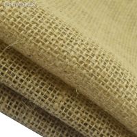 № 40x30cm Natural Jute Burlap Linen Fabric For Christmas Hessian Rustic Wedding Decor Storage Bags Flower DIY Hand Work Cloth