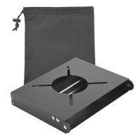 Black Folding Multi-Purpose Heat Insulation Table Aluminum Alloy Soto St-310 Single Burner Table for 4 Types of Burners