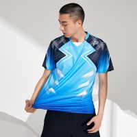 2023 Double Fish Table Tennis Clothes Sportswear T-shirt Men Women Badminton Sport Jerseys Top