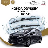 ก้านปัดน้ำฝนรถยนต์ HONDA  ODTSSEY  ปี 2015-2020 ขนาด 26 นิ้ว ,14 นิ้ว  (รุ่น 2 หัวล็อค U-HOOK)