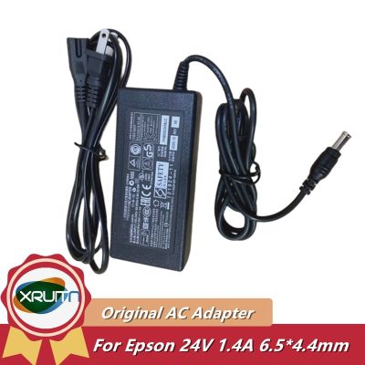 24V 1.4A 1.3A 1.37A A441H A291E Original AC Adapter for Epson Scanner Printer J143A 2480 3590 4490 V500 V550 GT-1500/GT-2500 🚀