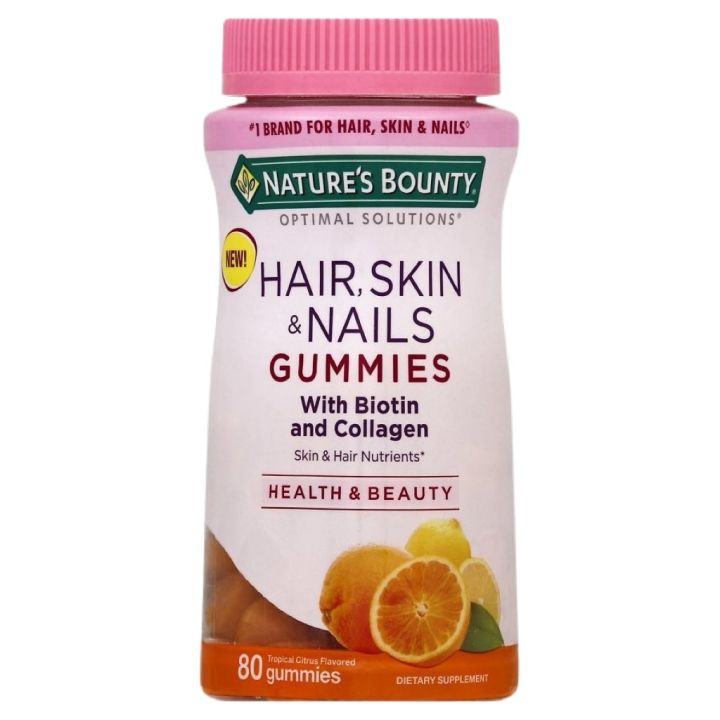 Nature's Bounty Hair, Skin & Nail Gummies 80 Natures Bounty | Lazada PH