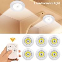 Smart Wireless Remote Control Dimmable Night Light Decorative Kitchen Closet Staircase Lighting Mini LED Lights Ceiling Lights