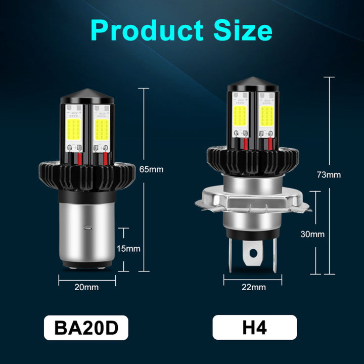 ไฟหน้า-led-ตัวทนความร้อนได้ดีทนต่อการสั่นสะเทือนไฟหน้าอลูมิเนียมมอเตอร์ไซค์กันน้ำ-superbright