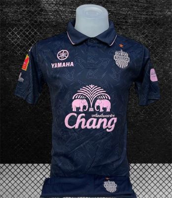 ์เสื้อบุรีรัมย์ 2023 เสื้อคอปก ชุดบอลบุรีรัมย์ ตัวใหม่ล่าสุด ผ้ามีลายบอกรัก