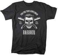 Barber Skull Sharpened Razor Hair Salon Barbers T Shirt 100% Cotton O Neck Summer Short Sleeve Casual Mens T Shirt Size S 3Xl| | - Aliexpress