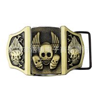 Skull kerosene lighter belt buckle head personality fashion belt buckle multifunctional belt buckle head