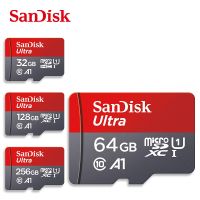 Shirelle อุปกรณ์อิเล็กทรอนิกส์100 SanDisk ไมโคร Tf SD Card Class 10 TF 32GB 64GB หน่วยความจำ128GB สำหรับแท็บเล็ตโทรได้แฟลช