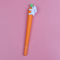 36Pcs Korean Kawaii Cute Rabbit Bunny Pen Fun Vegetable Gel Pens Cool Funny Back to School Ballpoint Stationery Thing Goods 2022