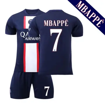 Paris Saint-Germain Home Stadium Kit 2022-23 - Infants with Mbappé 7  printing