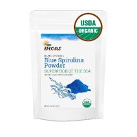 ?สินค้านำเข้า? Incas Organic Blue Spirulina Powder ผงสาหร่ายเกลียวทองอินทรีย์ Incas