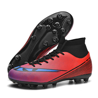 2023 Professional Stud Shoes Artificial Grass Soccer Shoes Sports Footwear Football Shoes（FG / AG ขนาด 35-45） รองเท้าสตั๊ดมืออาชีพหญ้าเทียมรองเท้าฟุตบอลกีฬารองเท้าฟุตบอลรองเท้าสำหรับผู้ชายและเด็ก รองเท้า ส ตั๊ ด รองเท้า ฟุต ซอ ล