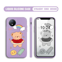 GGK เคสโทรศัพท์หมีการ์ตูนน่ารัก Y02T Y02 Vivo,เคสป้องกันทนแรงกระแทกกล้องคลุมทั้งหมดปลอกซิลิโคนของเหลว Pokémon แบบดั้งเดิม