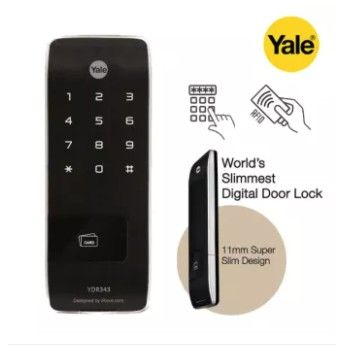 กลอนประตูดิจิตอลล็อค-digital-door-lock-yale-ydr343