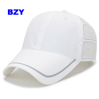 BZY ฤดูร้อนแห้งเร็วระบายอากาศหมวกเบสบอลผู้ชายผู้หญิงกีฬาหมวกเดินป่ากลางแจ้ง