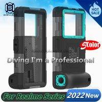 [SHELLBOX] 2023 New Upgrade Underwater 15M Professional Diving Waterproof Phone Case for Oppo Realme 10/10S Pro+ GT NEO 2/3/4/5 Q5 V23 V25 V30 Waterproof Phone Pouch