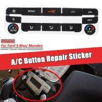 Special Offers Silver/Black Car Air Condition AC Climate Control Button Repair Sticker Decal For Ford S-Max/ For Mondeo Fix Ugly Button