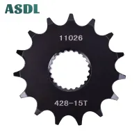 428 15T Front Sprocket For Yamaha XG250 Tricker 05-07 XT250 08-19 XT250 X Serrow3C5 YBR250 07-11 XG 250 XT 250 YBR 250