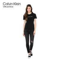 Calvin Klein กางเกงยีนส์ผู้หญิง ทรงเอวสูง เข้ารูป High Rise Skinny รุ่น J219167 1BY - สีดำ