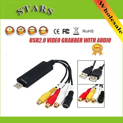 ◐☋♤ USB 2.0 video card capture grabber Adapter of chipset STK1160 for TV VHS DVD to usb converter support Windows 2000/XP/7