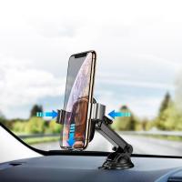 *Baseus 2 in 1 Smart Vehicle Bracket Car Mount Holder Wireless Charger Mobile Phone Wireless Charging Function for Xiaomi Samsung