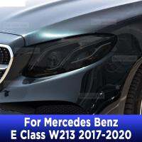 สำหรับ Benz E Class W213 2017-2020ไฟหน้ารถภายนอก Anti-Scratch ด้านหน้าโคมไฟ Tint TPU ป้องกันฟิล์มอุปกรณ์เสริม