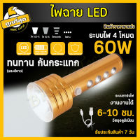 ไฟฉายLED ไฟฉายพกพา ไฟฉายมือถือ ไฟฉายชาร์จUSB ไฟฉายแรงสูง ไฟฉุกเฉิน ไฟฉายแรงสูง ปรับความแรง 4ระดับ ขนาดพกพา เล็กกระทัดรัด