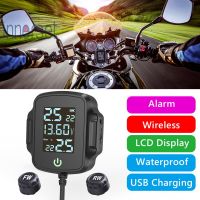 ระบบตรวจสอบความดันยางรถจักรยานยนต์ Tpms พร้อมที่ชาร์จ Qc 3.0 Usb