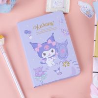 Sanrio Kawaii Notebook Hello Kittys Kuromi Cinnamoroll Cute Cartoon A6 Girls Heart Notepad Color Printing Learning Stationery