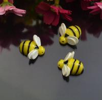 20 mm Resin Bee Resin Flatback Cabochon for Hair Bow Center DIY